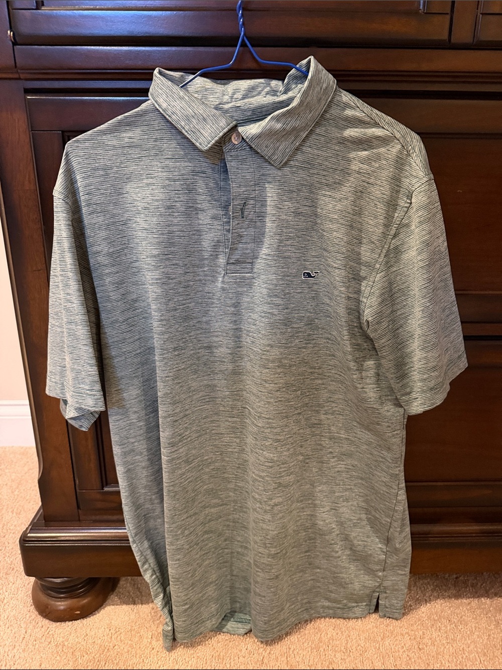 Vineyard Vines Heathered Gray Polo